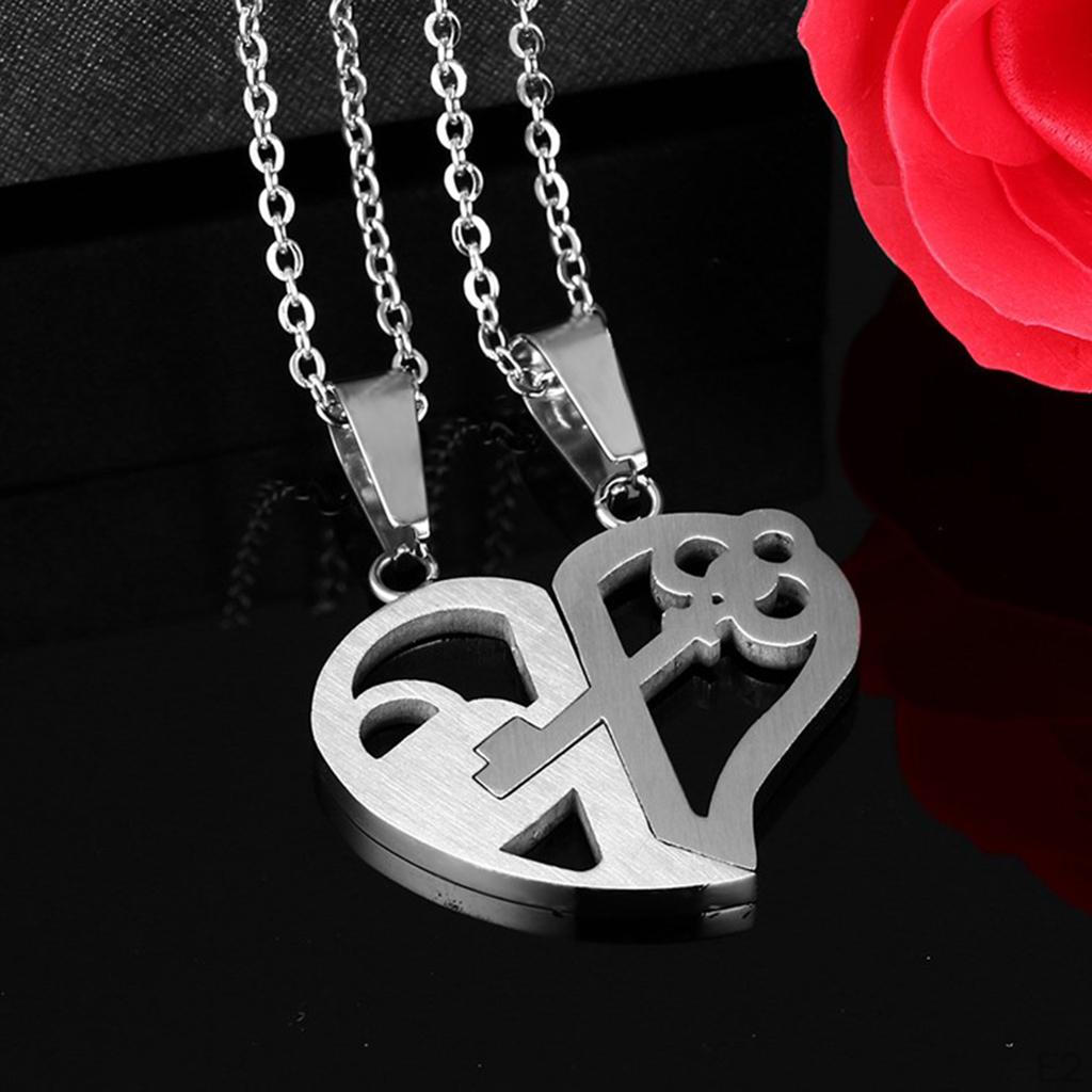 Her Matching Puzzle Stainless Steel Couples