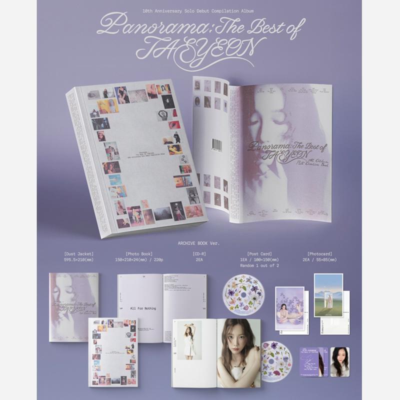 [Předobjednávka] TAEYEON (HOLČIČÍ GENERACE) Panoráma : To nejlepší od TAEYEON(Archivní knižní verze) (Online výhoda)