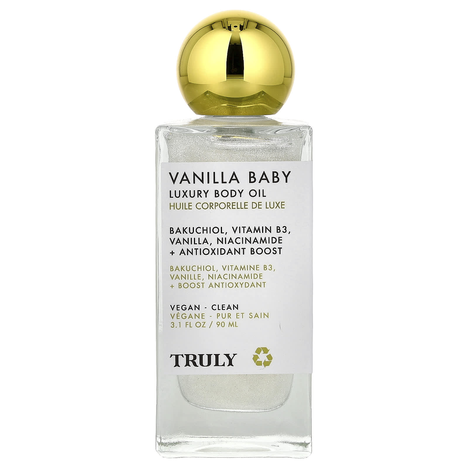 

Truly Beauty, Роскошное масло для тела Vanilla Baby, 90 мл (3,1 жидких унции)