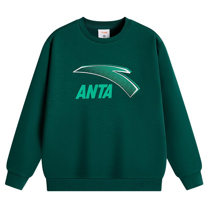 Anta Kids Fleece Lined Sport Sweatshirt
