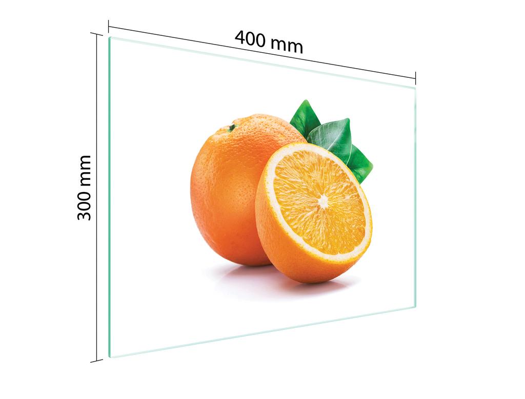 SZKLANA DESKA DO KROJENIA 40x30 OWOCE