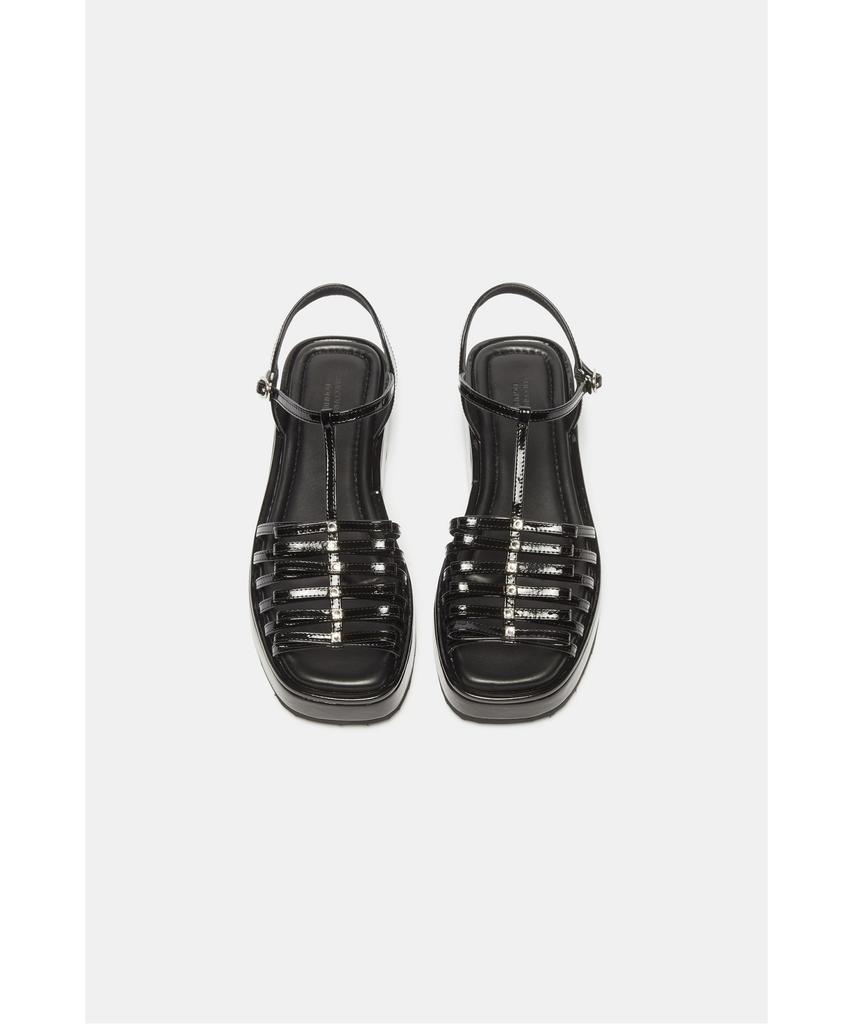 Suecomma Bonnie Multi-Strap Platform Sandals(Black)_Dg2Am26039Blk