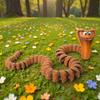3D Printed Snake Toy Flexible Articulated Snake Fidget Toy Collectible Fake Animal Model Ornament for Home Office