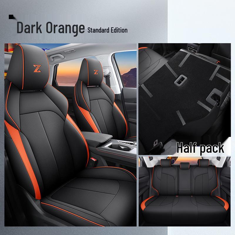 2022 Changan Oshan Z6 Full Coverage Cartoon Seat Cover & Cushion - Blue Whale Design, Four Seasons