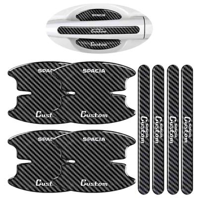 Door Handle Protectors for Suzuki Spacia Paint Carbon Fiber Comfortable To the Easy Set of 8 Custom, Scratch-Resistant, Wear-Resistant, Protection,