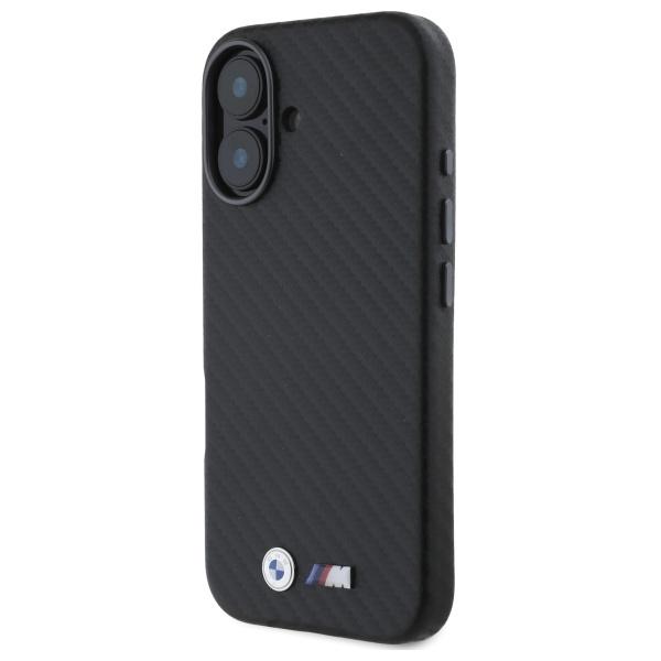 Bmw Bmhcp16S23Pufwc Iphone 16 6.1       Czarny/Black Hardcase Carbon Wrapped Metal