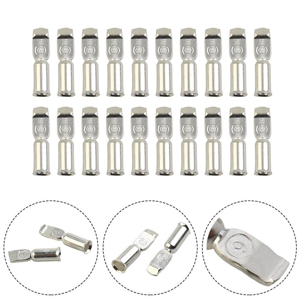 Copper Connector Cable Terminal Contacts For Battery Connections Plugs 20 Pieces 20pcs For 50A FOR Anderson Style Hot Sale