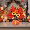 Simulated Flowers Realistic Fall Pumpkin Decor DIY Fake Plant Halloween Table Decor Table Centerpiece Decorative