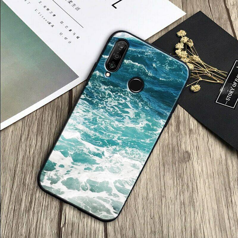 

Blue Ocean Waves Sea For Huawei Nova 11 12i 8i 7i 3i 9 10 SE Y60 Y61 Y70 Y72 Y73 Y90 Y91 P20 P30 Pro P40 Lite Case Huawei Nova 5T