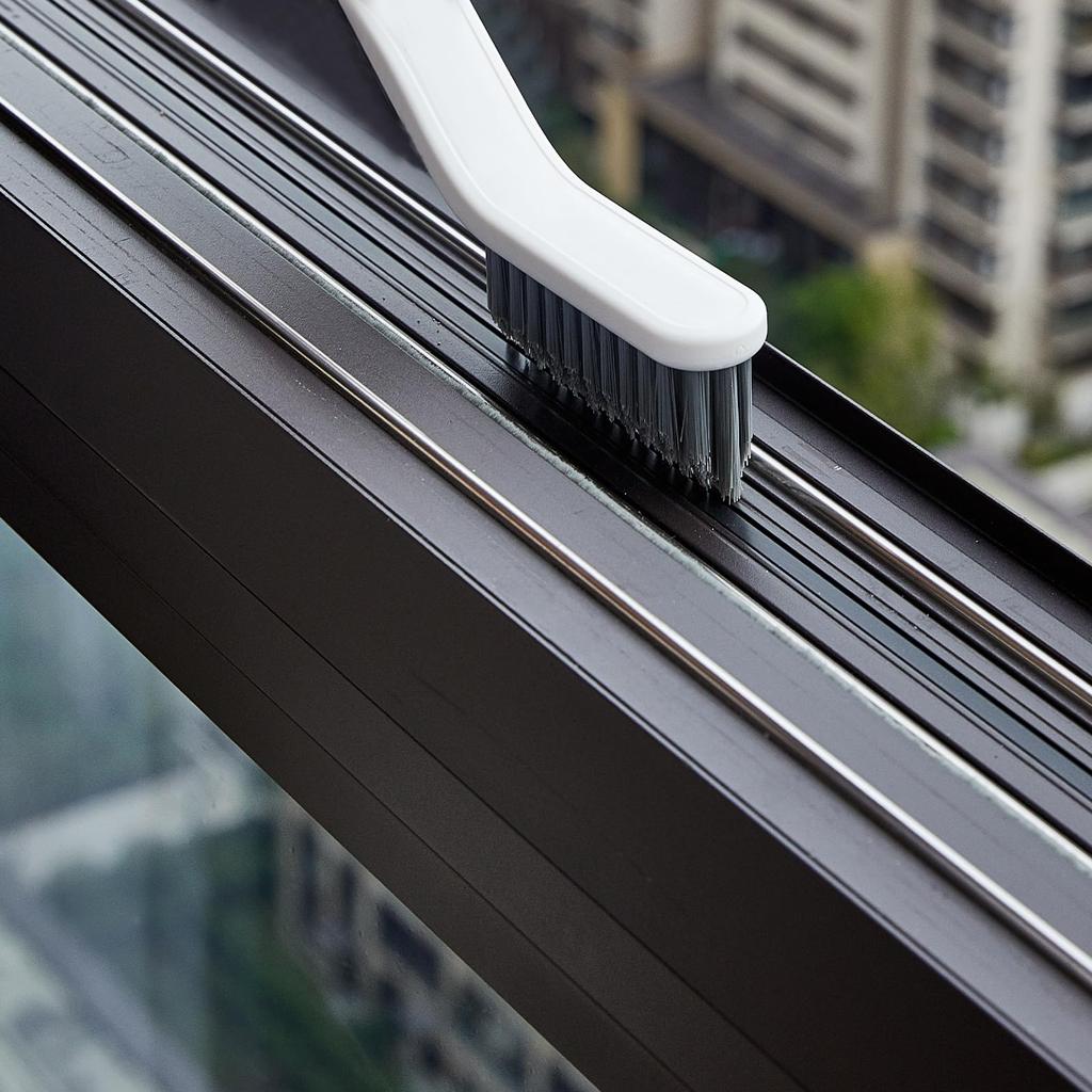 ZASA Bath Cleaning Window and Gap Window Bathroom Comes with Tweezers for Bath Lid Balcony Window Cleaning Floor Window Drain Window Brush, Brush,