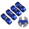 Universal An4 An6 An8 An10 Billet Oil Fuel Water Hose Tube Seprator Divider Clamp Aluminum Line Separator Kit
