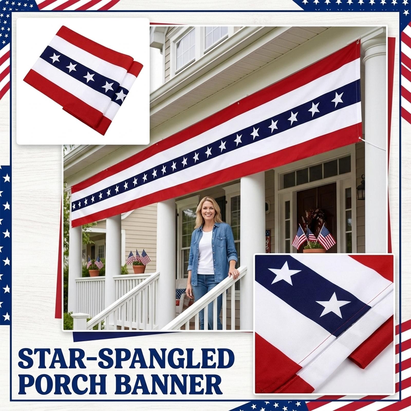 

250th Anniversary Banner Decoration For Independence Day In The United States One Size