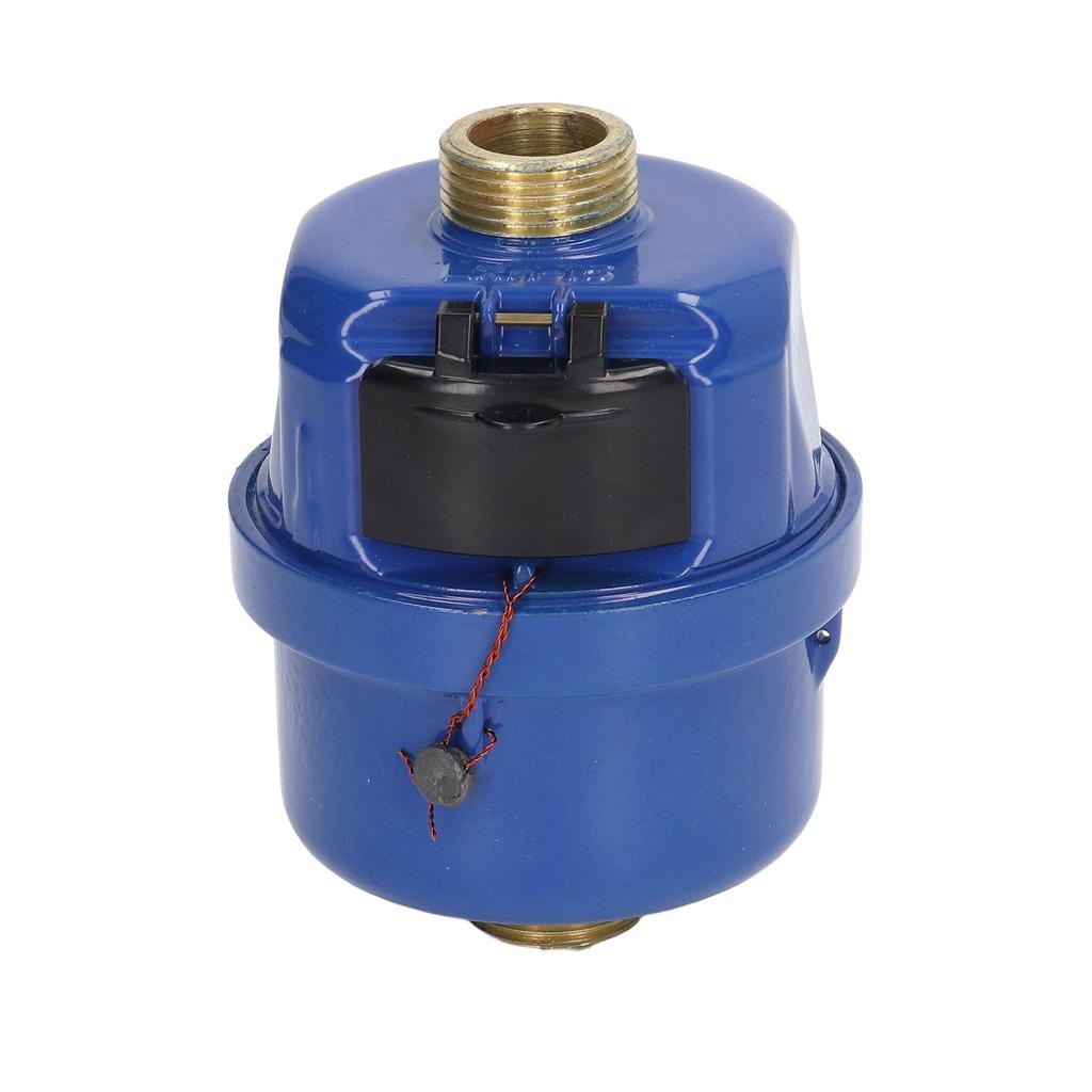 Positive Displacement Water Meter Brass Cold Water Flow Meter for Garden and Home 1 2inch Fitting