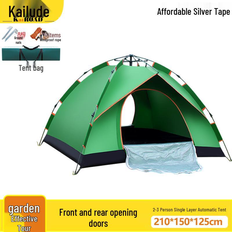 Rainproof Automatic Foldable Camping Tent for Outdoor & Indoor Use Tent Only