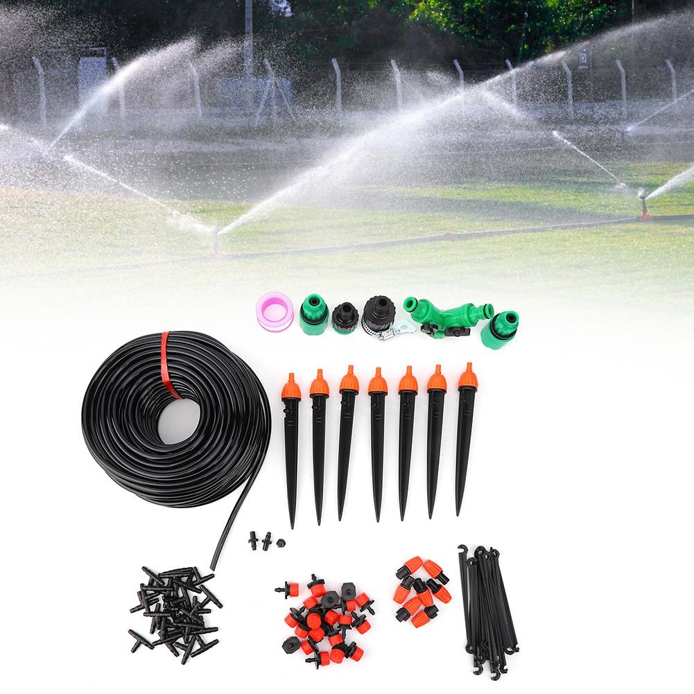 35m Adjustable Dripper Micro Sprinkler Automatic Watering Kit Garden Drip Irrigation Tool Set