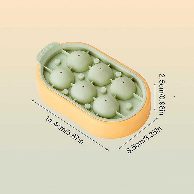 1Pc Silicone Ice Lattice Frozen Ice Cube Artifact Ice Making Mold Household Ice Tray With Lid Easy To Demould Ice Cube Mold