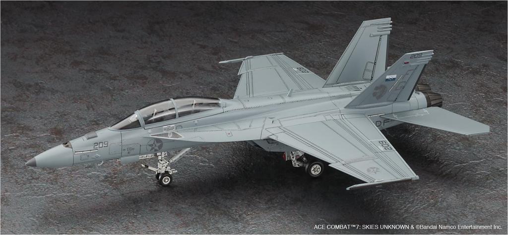 Hasegawa Creator Works Series Ace Combat Skies Unknown Super Hornet Golem Squadron Scale Plastic Model Kit SP596 7 F/A-18F 1/72