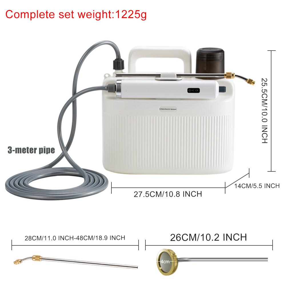 5L Electric Sprayer Built-in 2200mAh Rechargeable Battery Battery Powered Sprayer Pesticide Spray Watering Flower Electric Tools