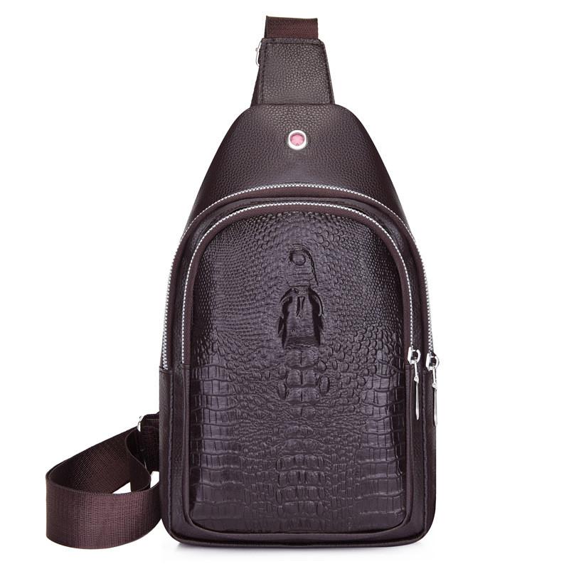 

Повседневная спортивная сумка через плечо, кошелек, сумка для телефона, мягкая нагрудная сумка из искусственной кожи 30X17.5X6cm