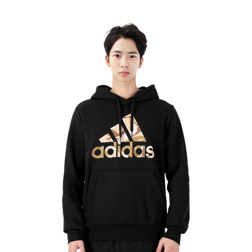 adidas Sweatshirts Men's Black Hooded Moderate Regular GV2126