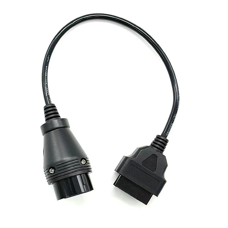 for Mercedes 38Pin To 16Pin Female Connector OBD OBD2 OBDII Diagnosis Connector Extension Cable Adapter for Benz
