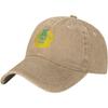 Kazakhstan Emblem Washed Baseball Cap Unisex Cotton Adjustable Casual Golf Hats
