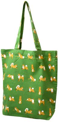 Friends Hill A4 Tote Bag, Shibata-san's Design, Green [VW-270-136]