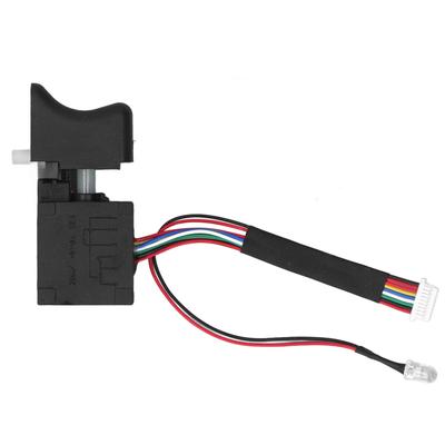 Interruttore per avvitatore brushless DC36V con luce Interruttore a grilletto per controllo velocità Accessorio per utensile trapano elettrico