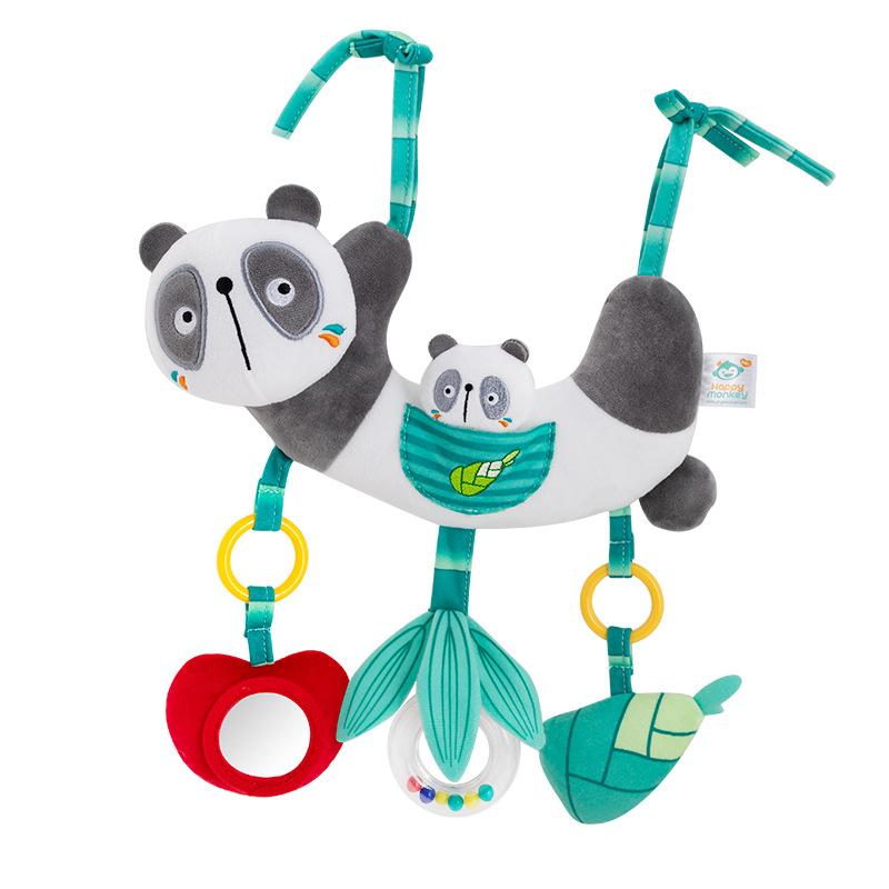 Baby Wind Chime Trolley Hanging Accessory Rattle Toy Bed Bell Safety Seat Hanging Accessories for Infants 0-1 Year Old
