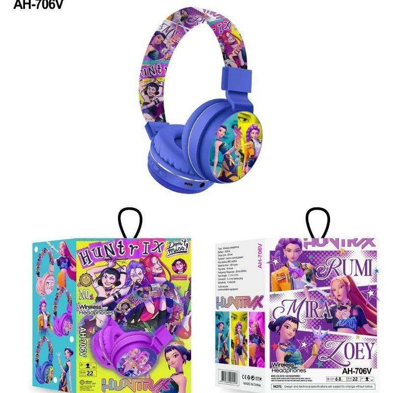 AH-706V Hexenjäger Cartoon-Headset Niedliches Kinder-Headset Stereo-Bluetooth-Headset