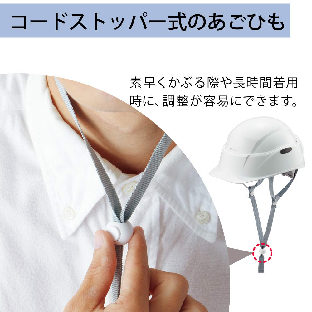 KOKUYO Crubo Rotating Set of Helmet, 3, White, DRP-SE1W