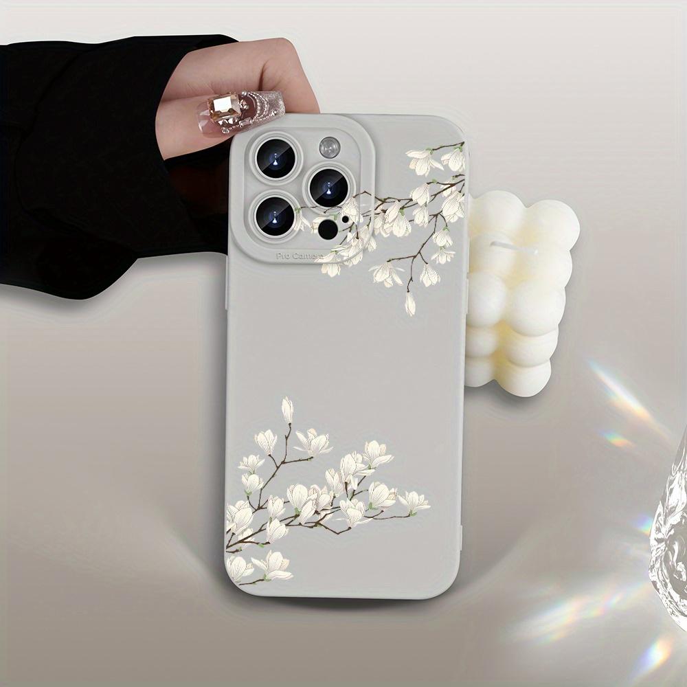 Creative flower pattern phone case suitable for iPhone 17 16 15 14 13 12 11 Pro/Max/Plus anti drop and shockproof back cover