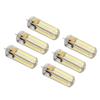 6pcs G4 LED Bulb 700LM 7W 72LED 360 Degree Lighting Silicone G4 Bulb for Ceiling Light Wall Light AC DC12V White Light