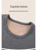 Lambswool-Enhanced Thermal Men's Base Layer Set – Thick, Plush, Cold-Proof Underwear for Autumn and Winter