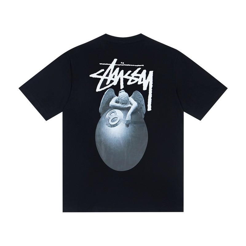 Camiseta de Algodón Unisex de Corte Holgado con Estampado de Letras Camiseta Casual de Manga Corta para Adolescentes y Adultos