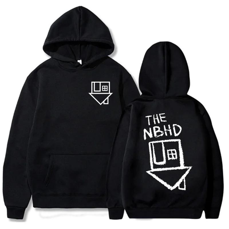 2025women and Men Clothes The Neighbourhood Band Printing Sweatshirts Unisex Streetwear Winter Soft Comfortable Hooded Pullovers