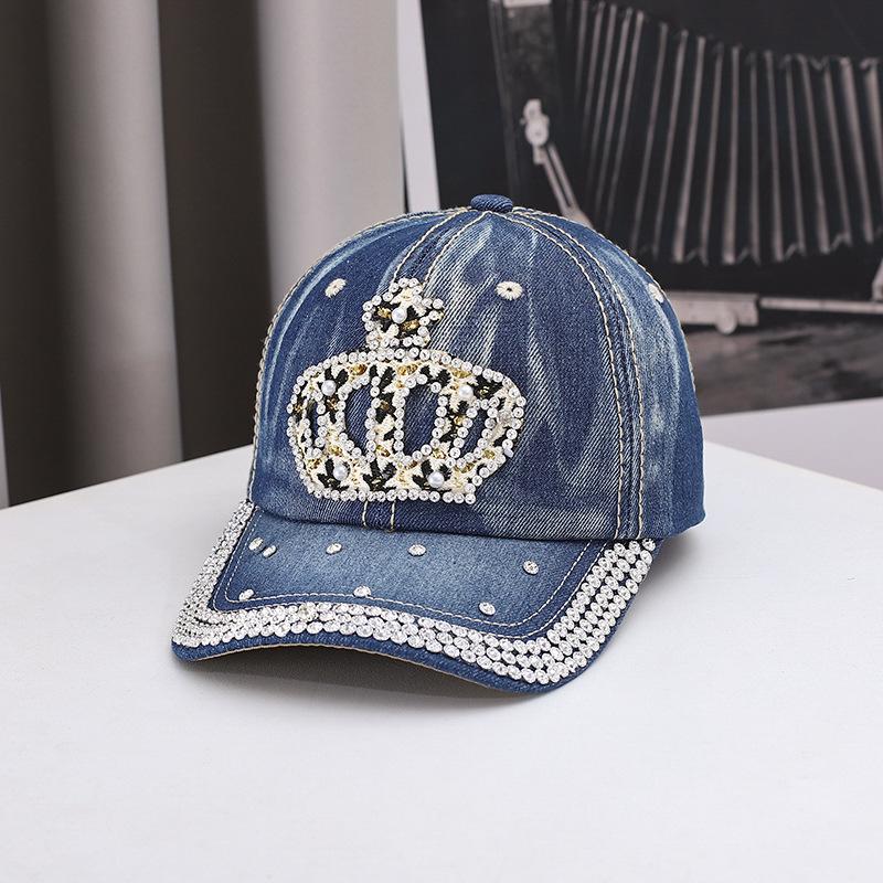 Cowboy Crown Women's Baseball Cap Fashion Caps, Outdoor Casual Hats Women Casual New