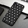 Für iPhone 7 12 14 8 Plus XR 13 Pro Max X 11 XS 5 6S 6 SE2022 5S SE2 Mini Smartphone Schwarz und Weiß Gepunktete Handyhülle