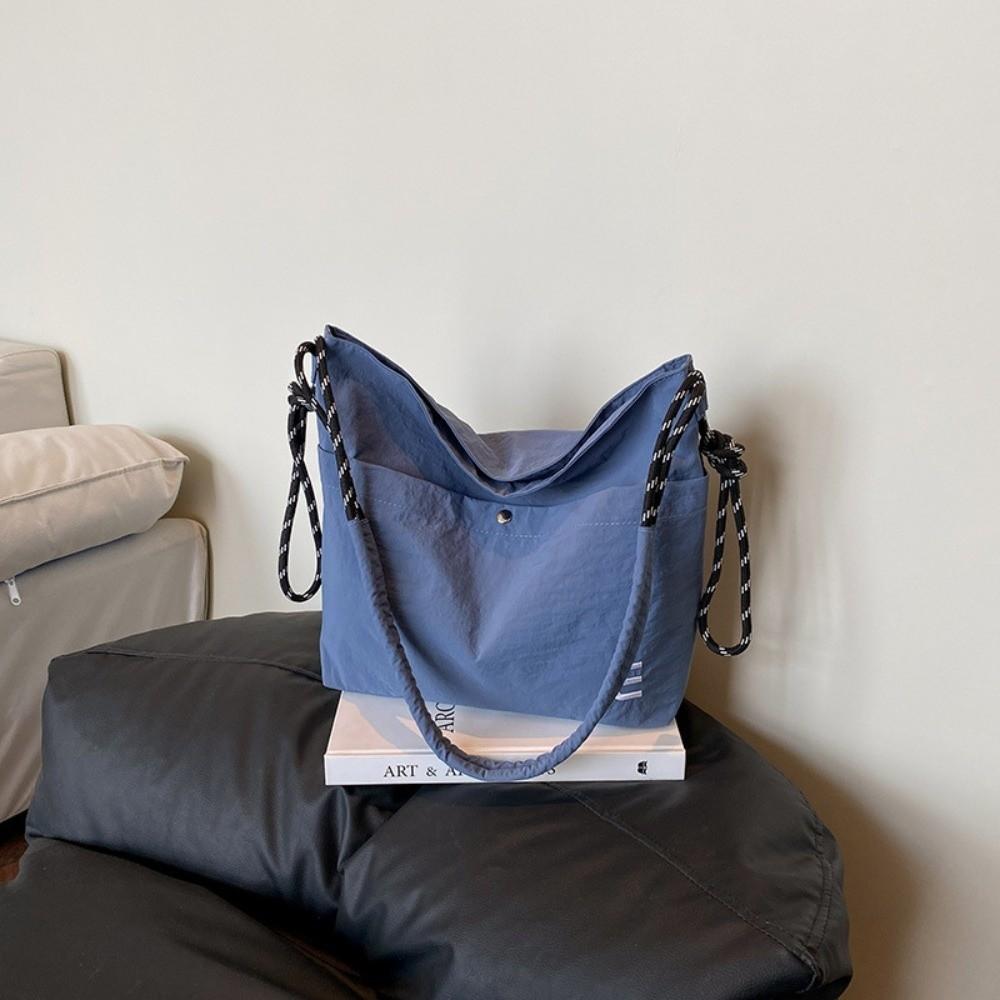 

Нейлоновая сумка-мессенджер большой вместимости Повседневные женские сумки Легкая сумка через плечо Наряды синий