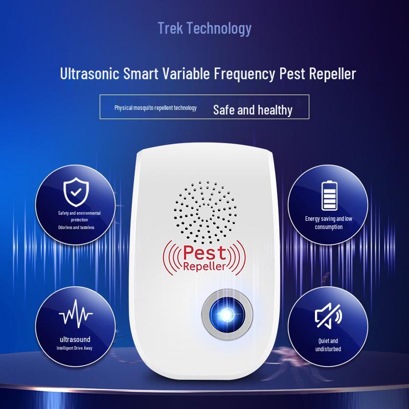 High-Power Ultrasonic Pest Repeller with Dual Speakers: Mosquito & Mouse Control for Home.