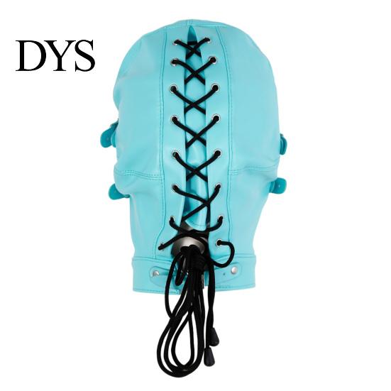 Adjustable Face Mask Faux Leather Bondage Mask, Mouth Hood for Couples, Adult Interaction Gear Cosplay Headgear Role Play & Party Lightweight