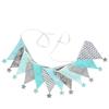 Nordic Star Cotton Triangle Flag Banner for Wedding or Kindergarten Decor