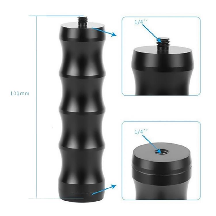 Aluminum Photography Handle One Handed Control NonSlip Design Travel Documentary Filmmaking Equipment