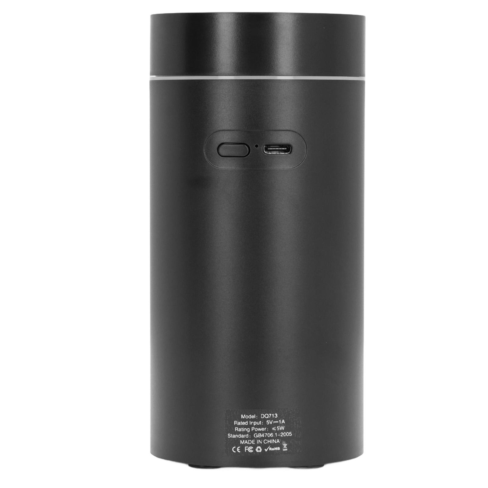 

USB Powered Car Diffuser Automatic 2000mAh with 7 Colors Lights Car Humidifier White for Driving чорний