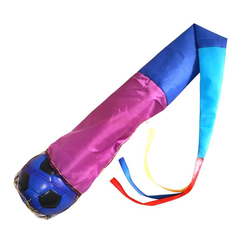 Kindergarten Meteorball Wurf-Sandsack Outdoor-Spielzeug Sinneswahrnehmungstraining Bunte Kinderbänder Regenbogen Windwiderstandsbälle