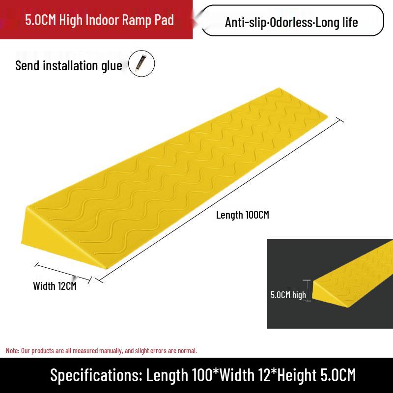 Threshold Uphill Ramp Mat for Indoor Sweeping Robots