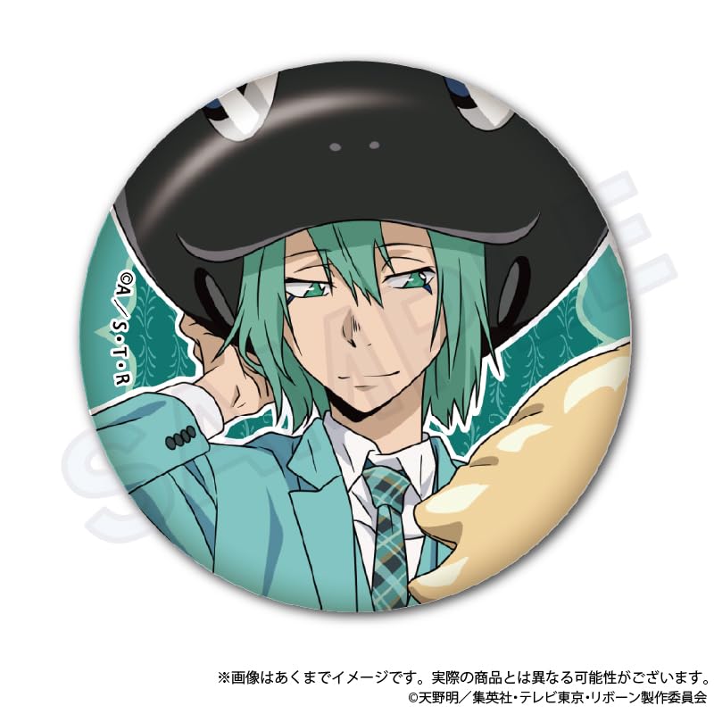 Y Line Katekyo Hitman Trading Badges Animal Balloon Box REBORN! ver. 57mm Tinplate/Paper 7-Piece