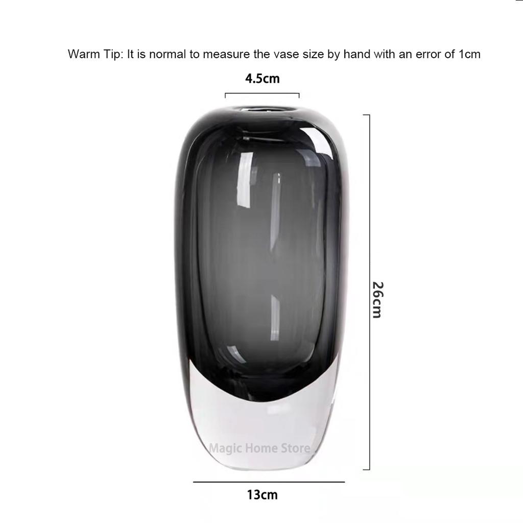 Transparante Glazen Vaas Kristallen Bloemen Hydroponische Vaas Moderne Binnenkamer Decoratie Decoratieve Vazen voor Woonkamer Tafeldecoratie