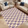 Moon Star Checkerboard Carpet Mat Rug Home Decoration Living Room Bedroom Floor Decor Vintage Mystery Style Non Slip Rugs
