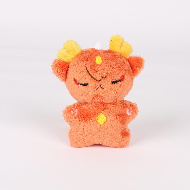 Genshin Impact Wriothesley Plush Toy With Short Plush Material For Collectors And Kids оранжевый